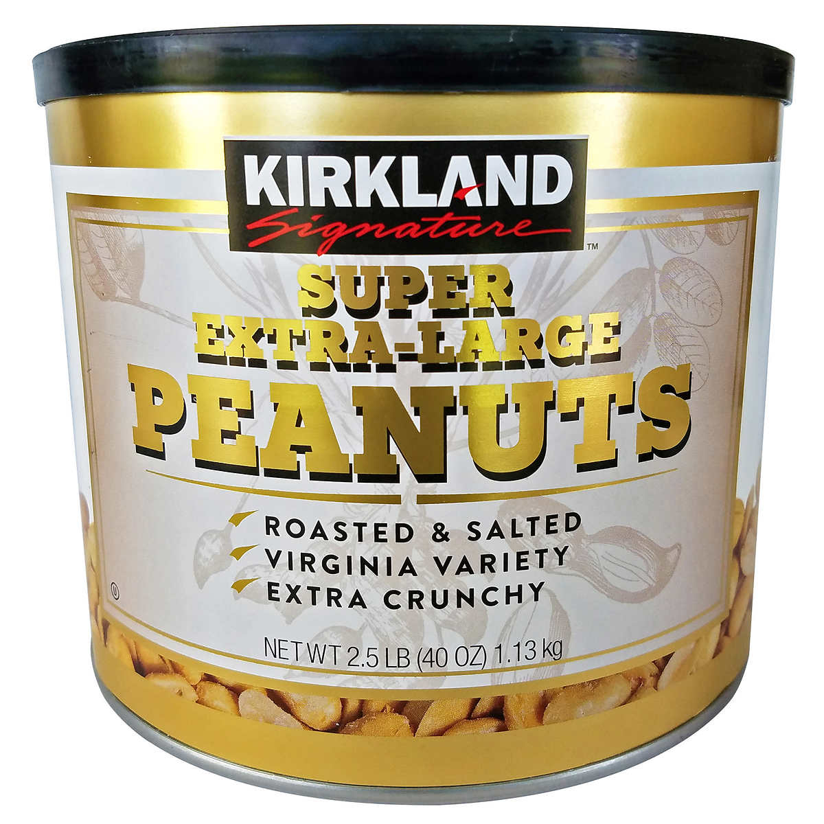Kirkland Signature Super Extra-Large Peanuts, 2.5 Lbs
