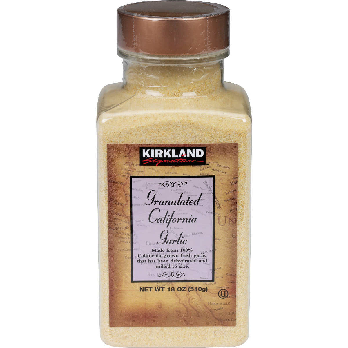 Kirkland Signature Granulated California Garlic, 18 Ounce
