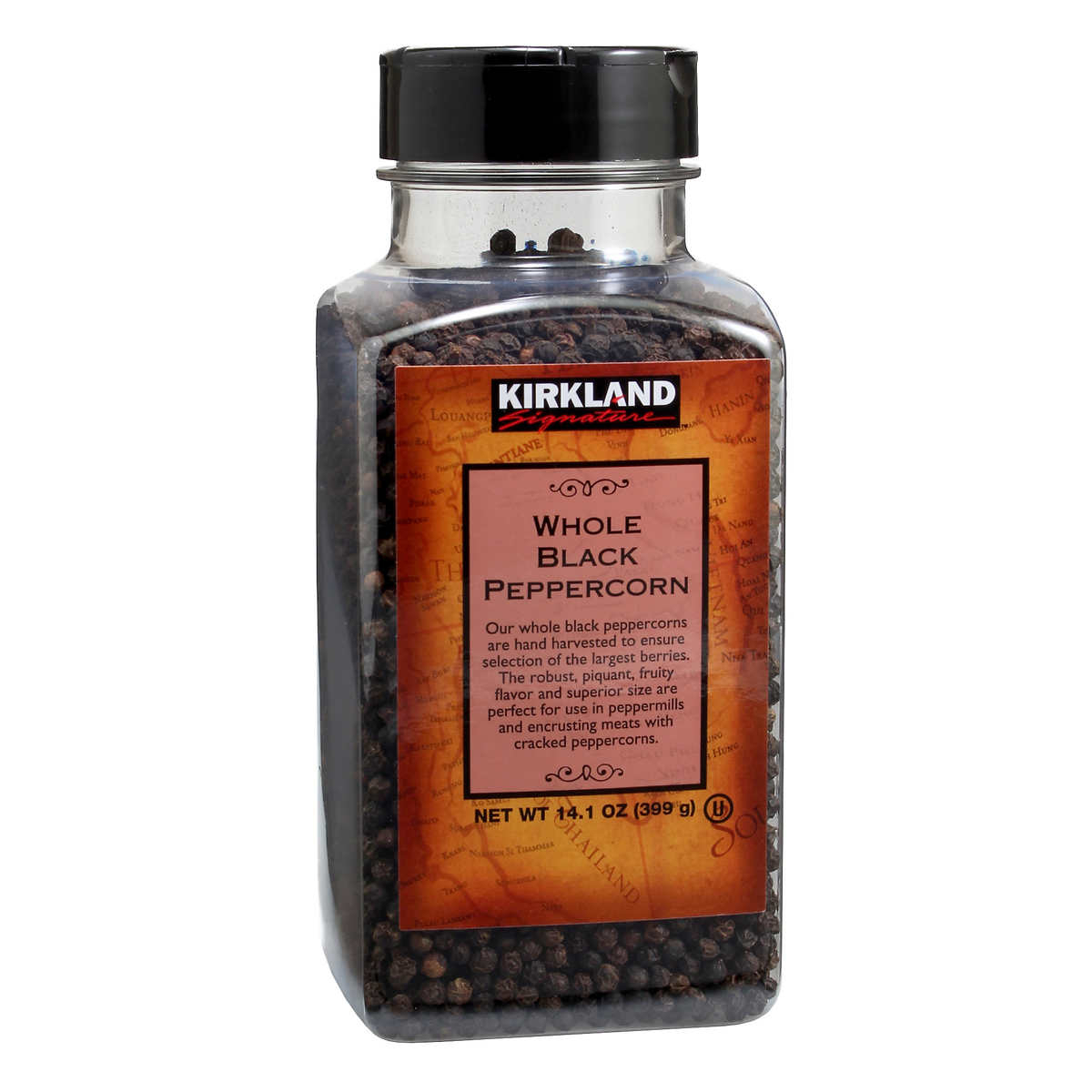 Kirkland Signature Whole Black Peppercorn, 14.1 Oz