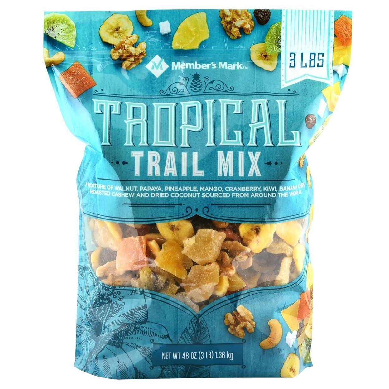 Member's Mark Tropical Trail Mix (48 Ounce)