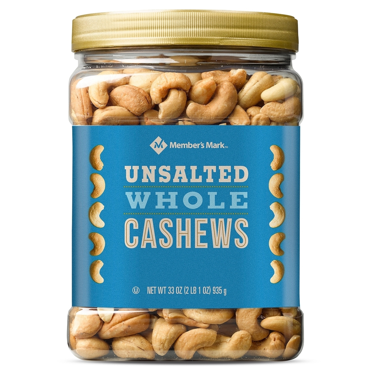 Member's Mark Unsalted Whole Cashews (33 Ounce)