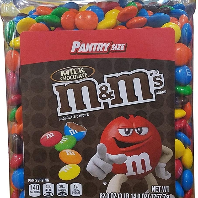 M&M's Milk Chocolate Candies Pantry Size, 62 Ounce