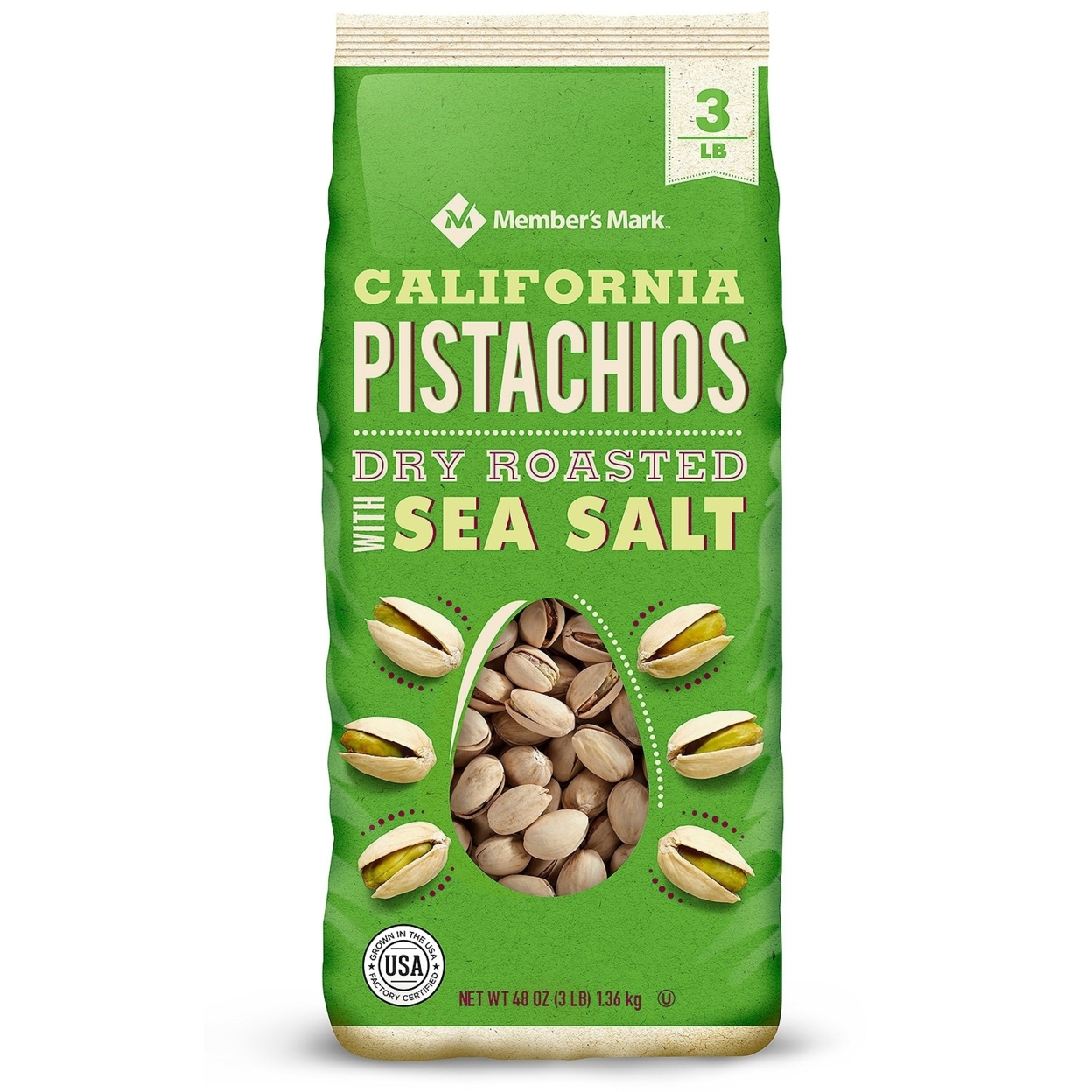 Member's Mark Roasted & Salted Pistachios (48 Ounce)