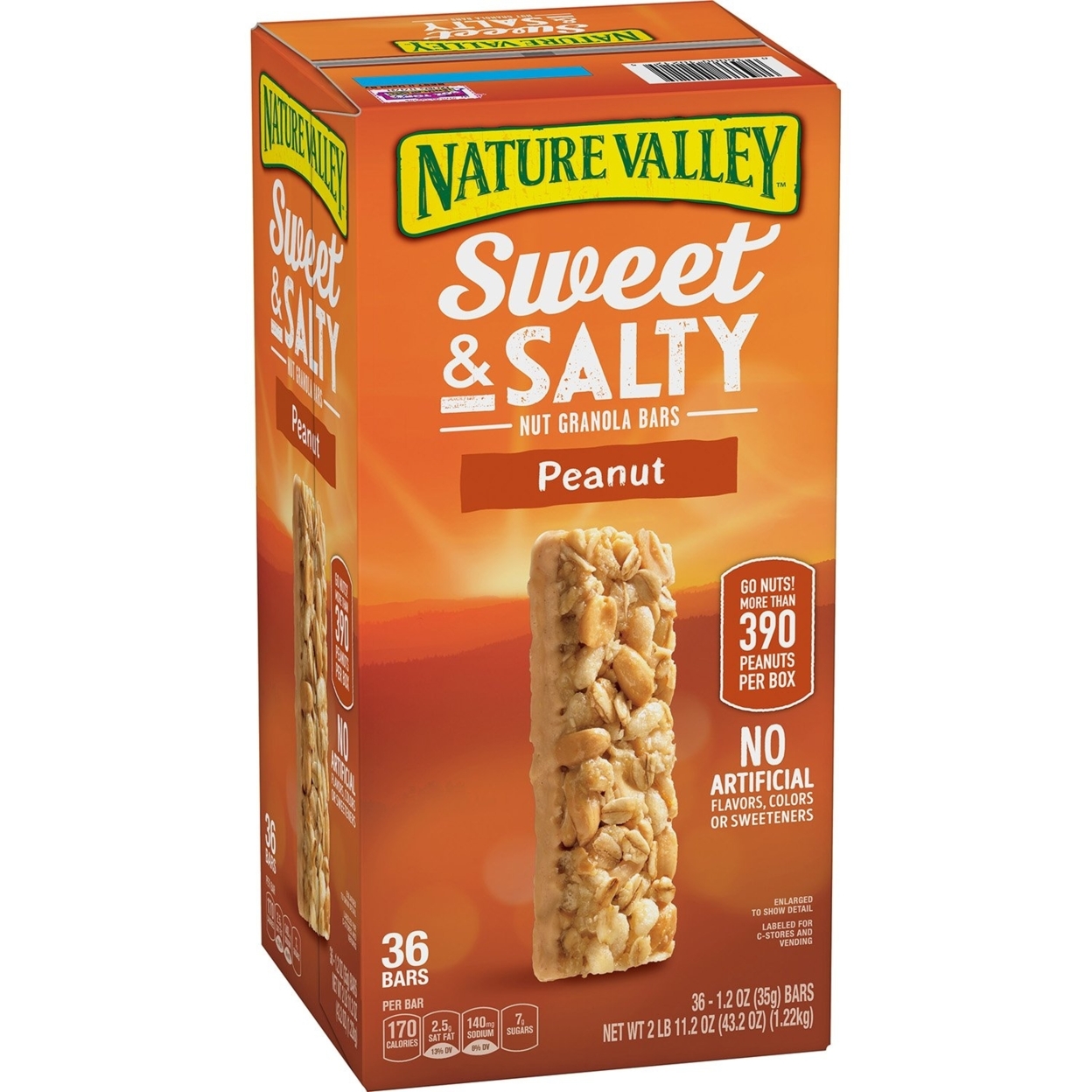 Nature Valley Sweet & Salty Peanut Granola Bars (1.2 Ounce Bars, 36 Count)