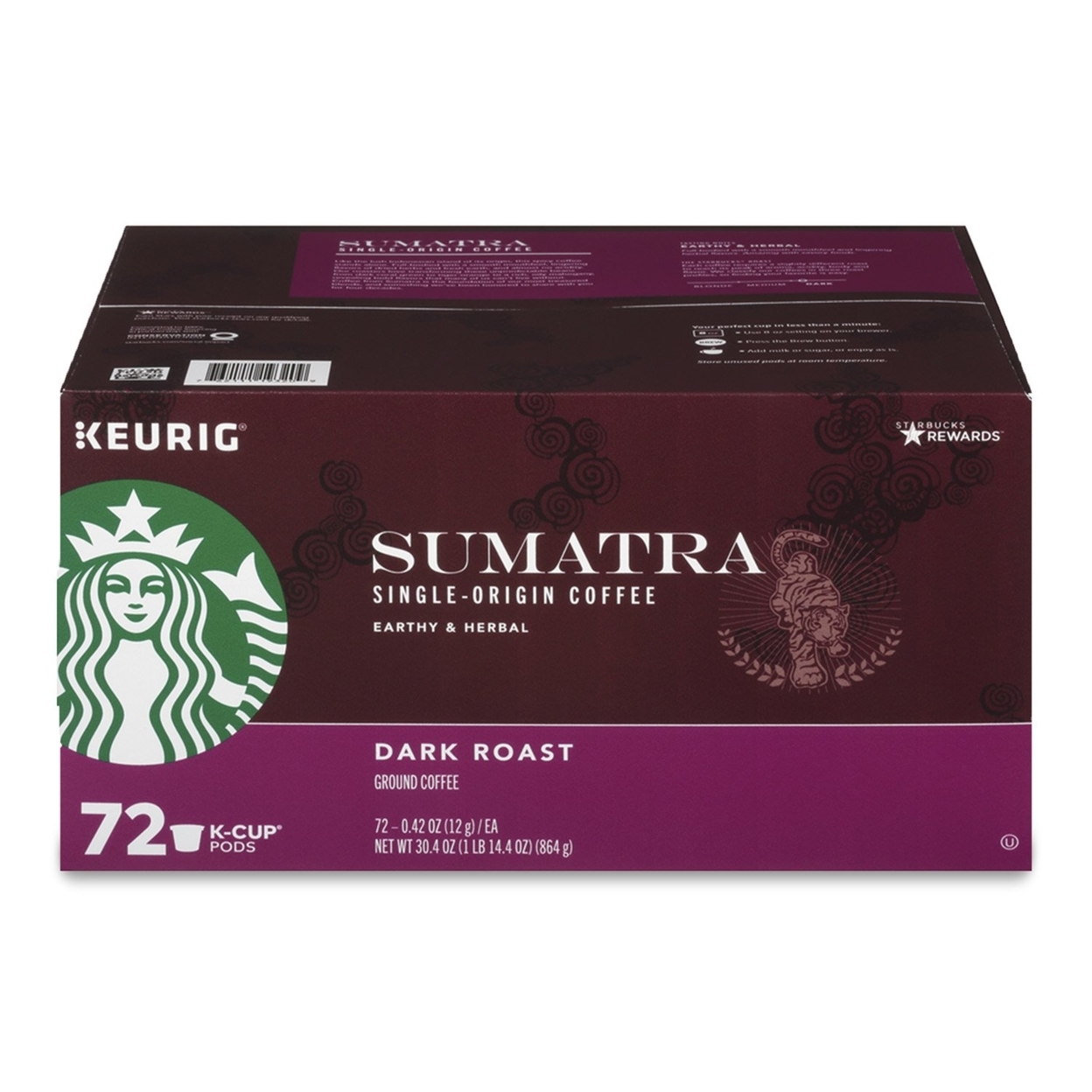 Starbucks Sumatra Coffee (72 K-Cups)