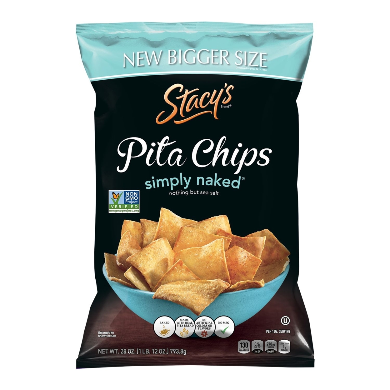 Stacy's Pita Chips Simply Naked (28 Ounce)
