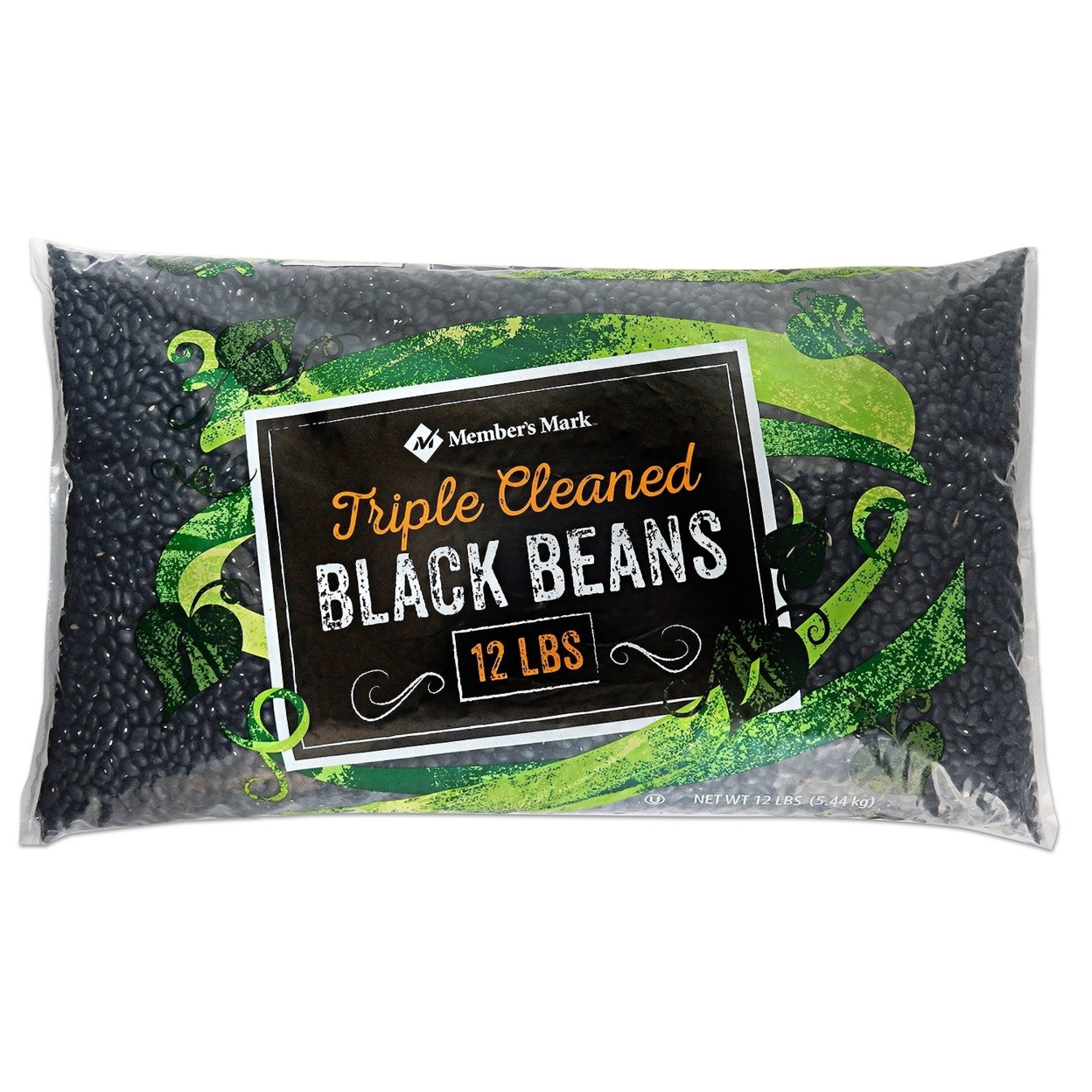 Member's Mark Black Beans (12 Pounds)