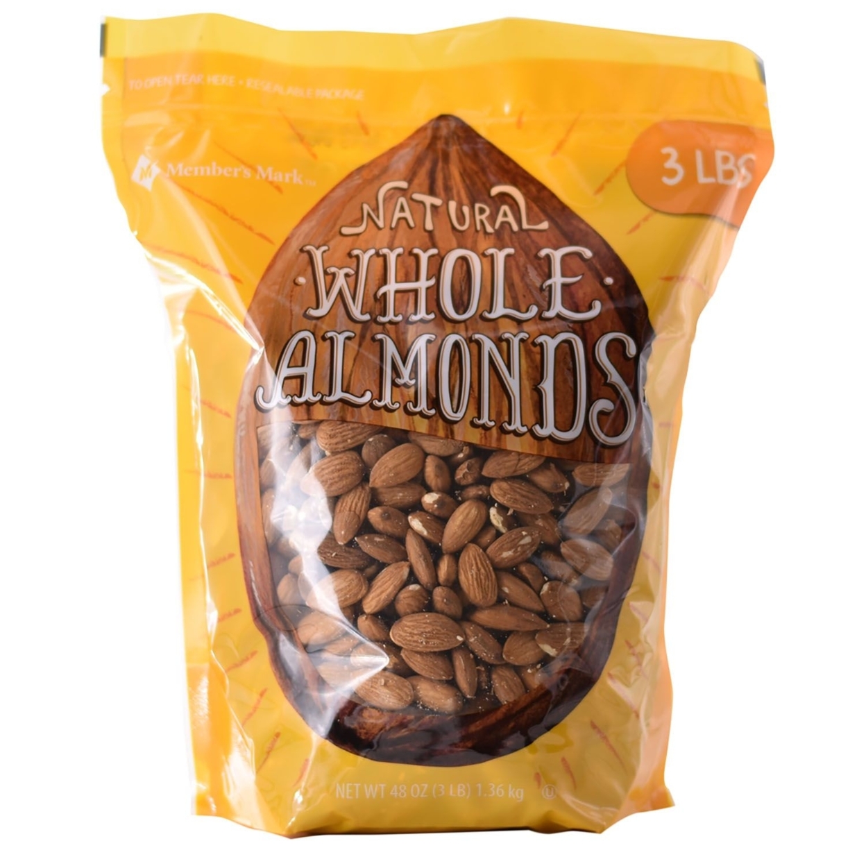 Member's Mark Whole Almonds (3 Pounds)