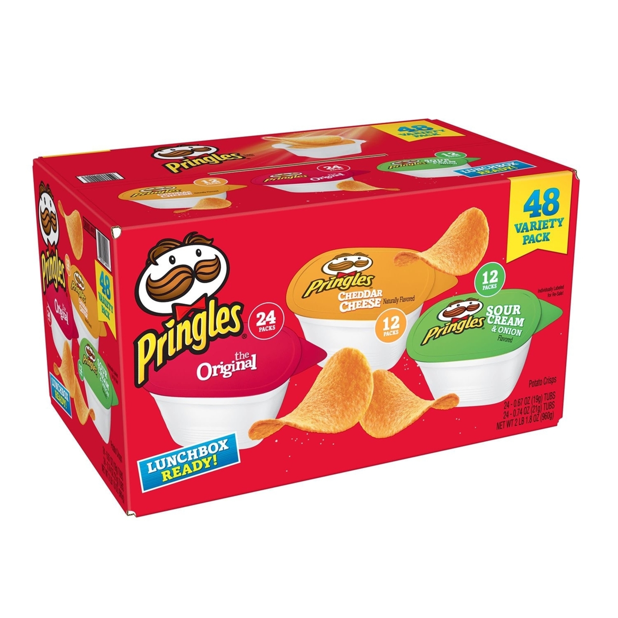 Pringles Snack Stacks Variety Pack (48 Count)