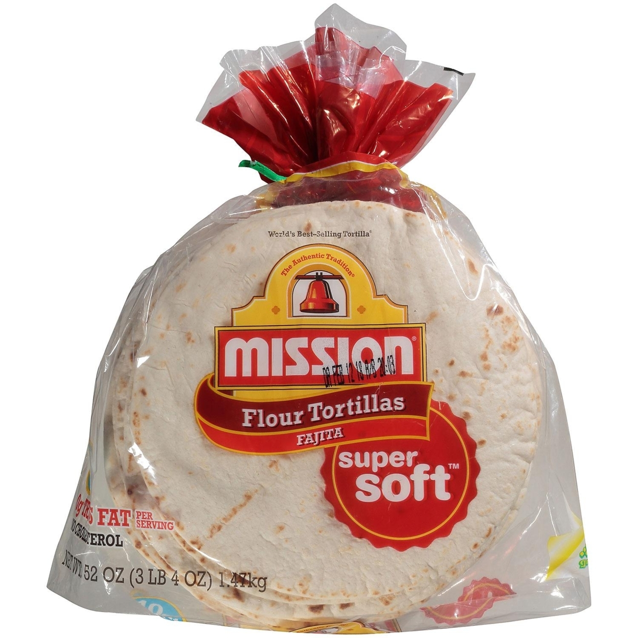 Mission Small Fajita Size Flour Tortillas, 40 Count