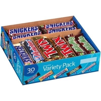 Mars Chocolate Bar Variety Pack - 30 Count