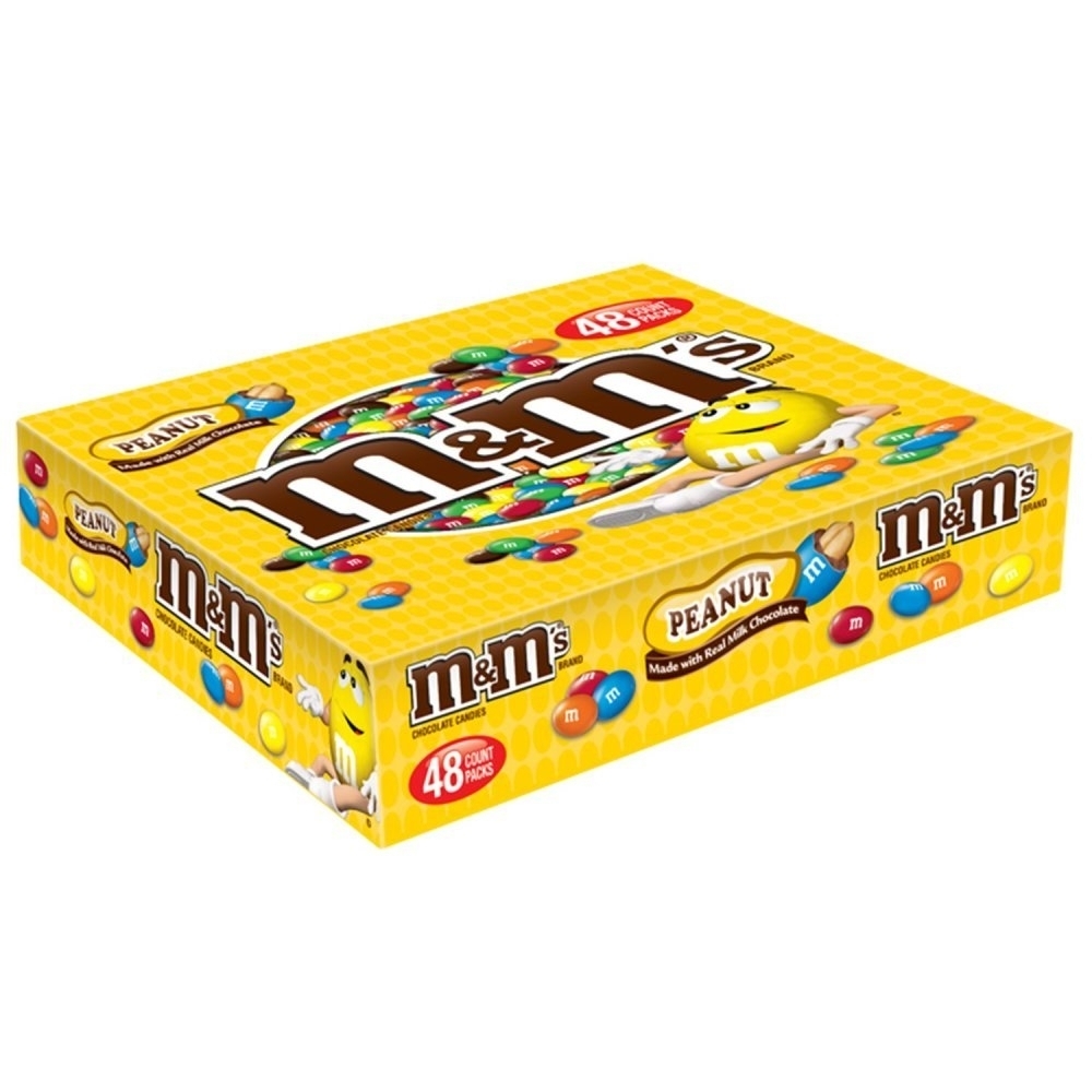 M&M's Peanut Chocolate Candy (1.74 Ounce, 48 Count)