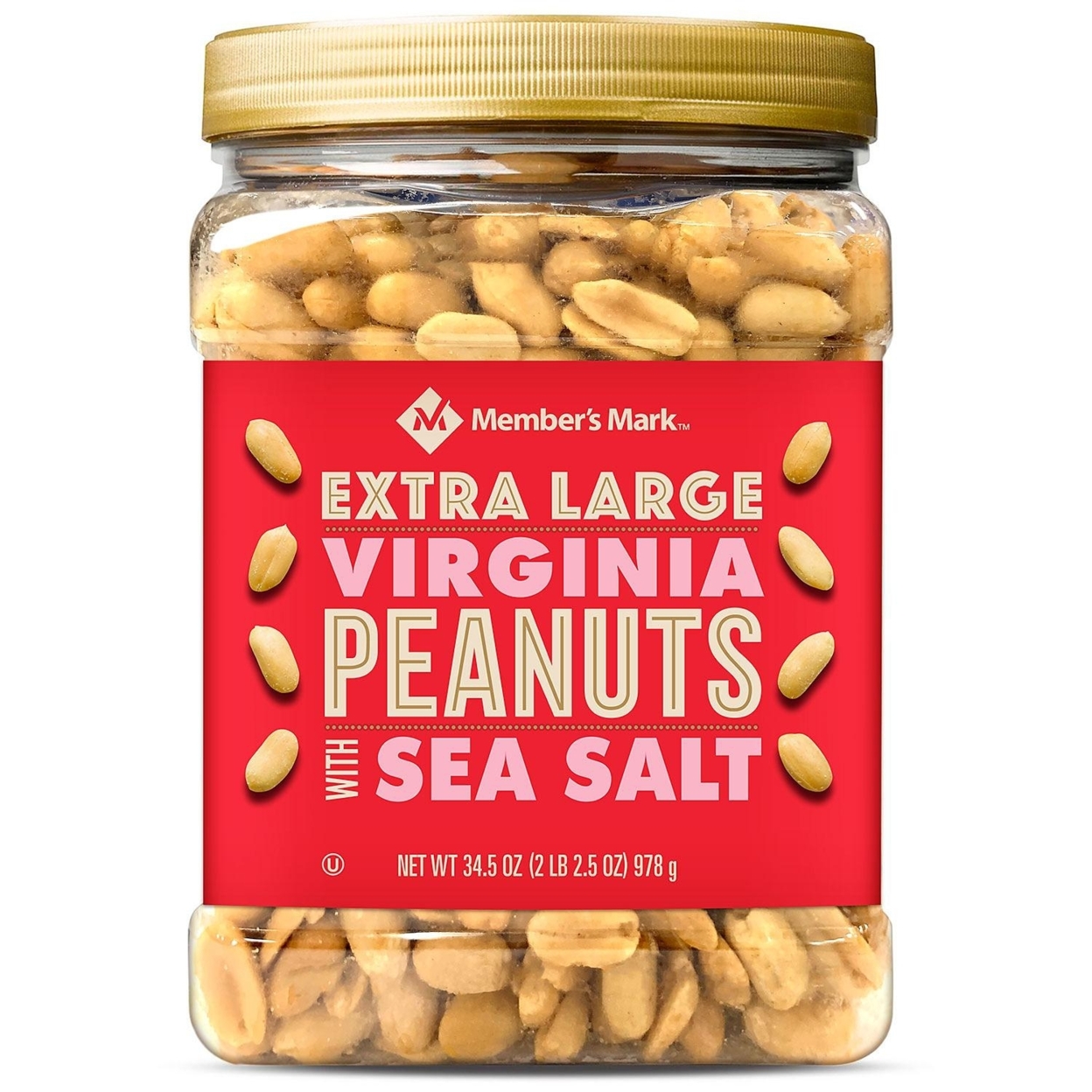 Member's Mark Extra Large Virginia Peanuts (34.5 Ounce)