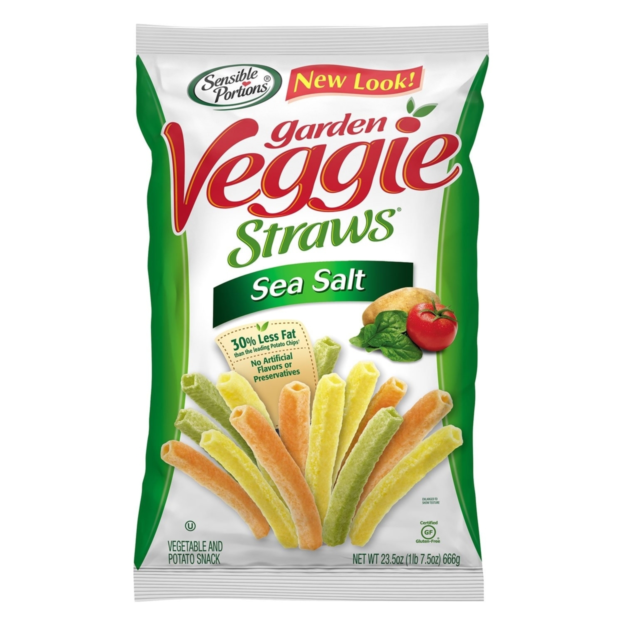 Sensible Portions Sea Salt Garden Veggie Straws (23.5 Ounce)