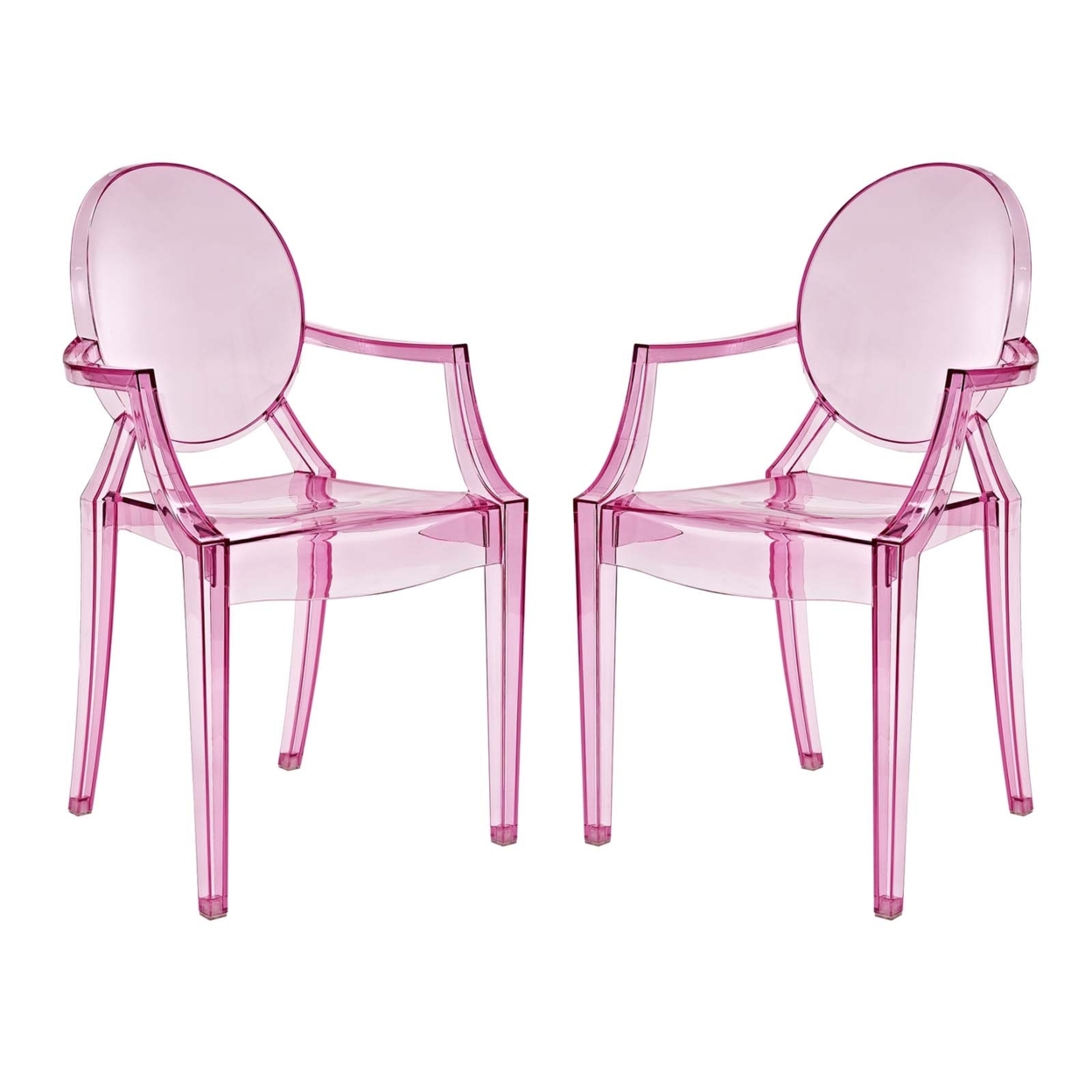 Casper Dining Armchairs Set Of 2,Pink