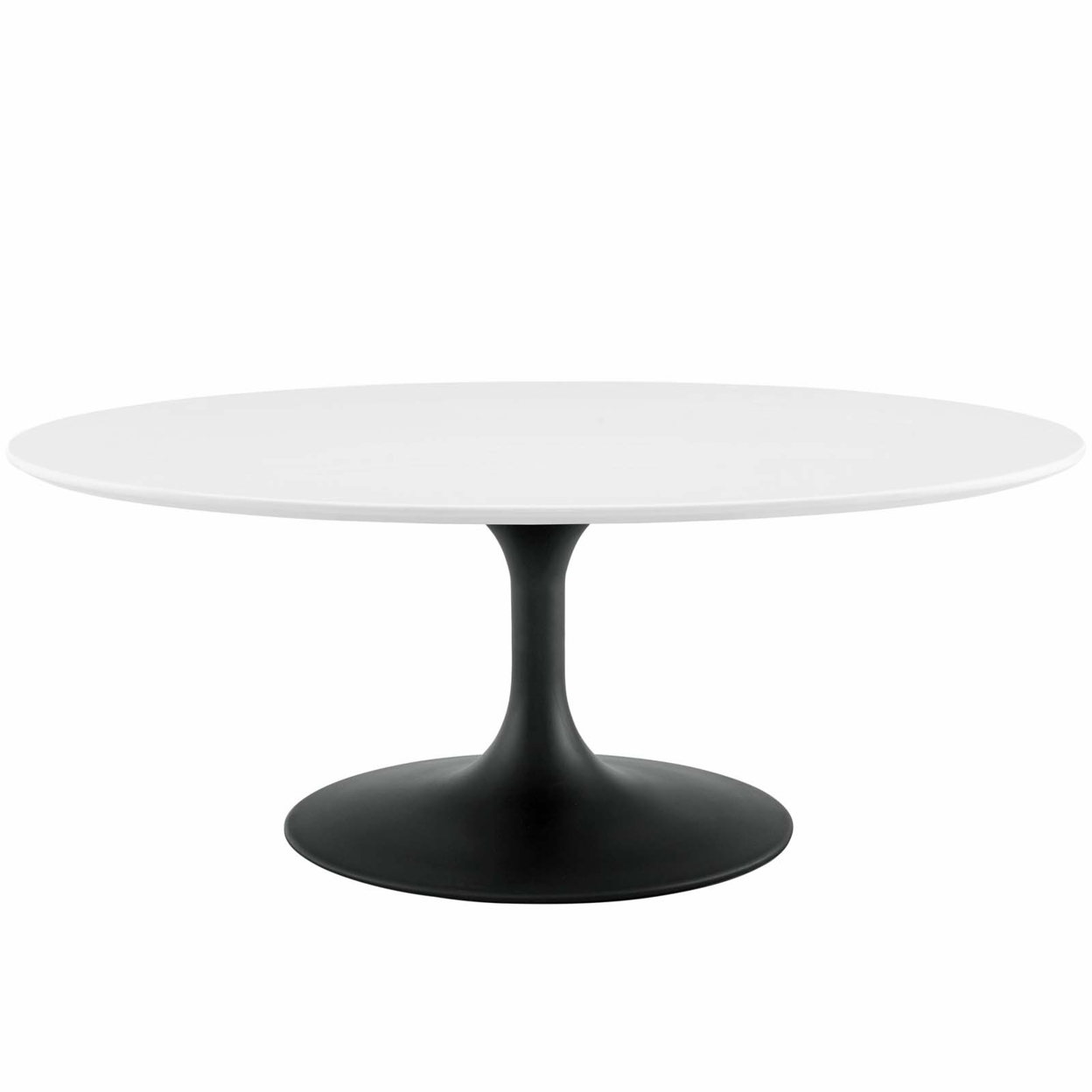 Lippa 42 Oval-Shaped Wood Coffee Table