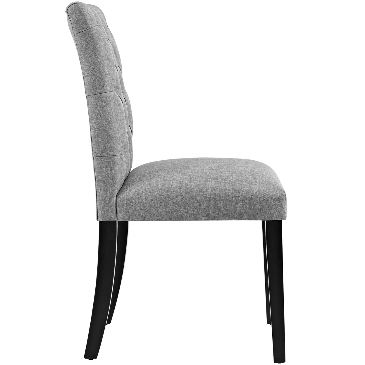 Duchess Dining Chair Fabric Set Of 4,Light Gray