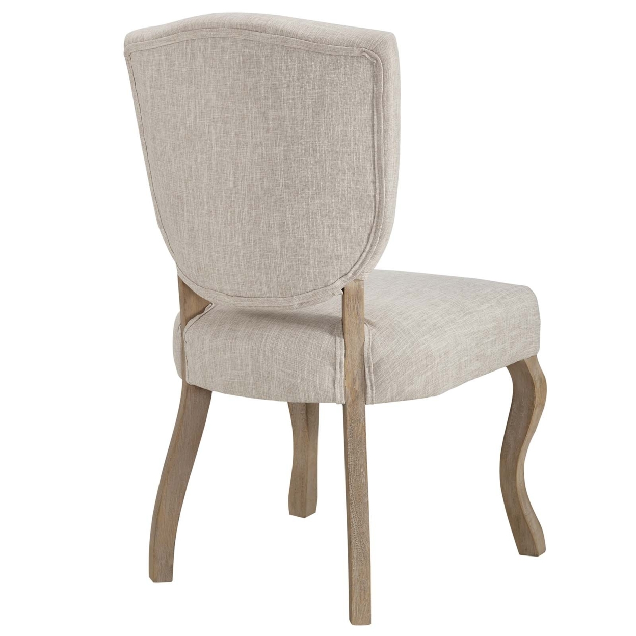 Array Vintage French Upholstered Dining Side Chair,Beige