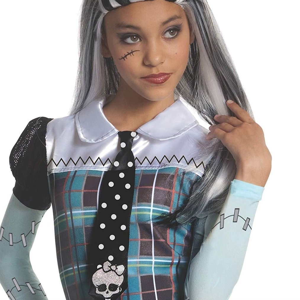 Monster High Frankie Stein Girls Wig Costume Accessory Rubie's