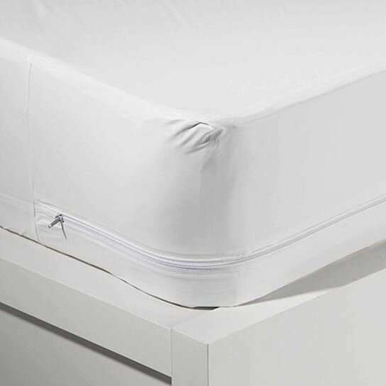 Vinyl Zippered Mattress Cover 100% Waterproof & Bed-Bug Proof - Twin