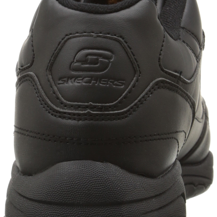 Skechers For Work Men's Felton Slip Resistant Relaxed-Fit Work Shoe BLACK - BLACK, 14-D