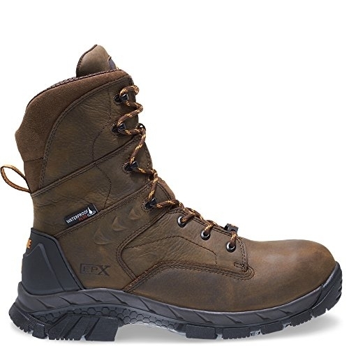 Wolverine Men's Glacier Ice Insulated Waterproof 8 Comp Toe Work Boot BROWN - BROWN, 7.5-2E