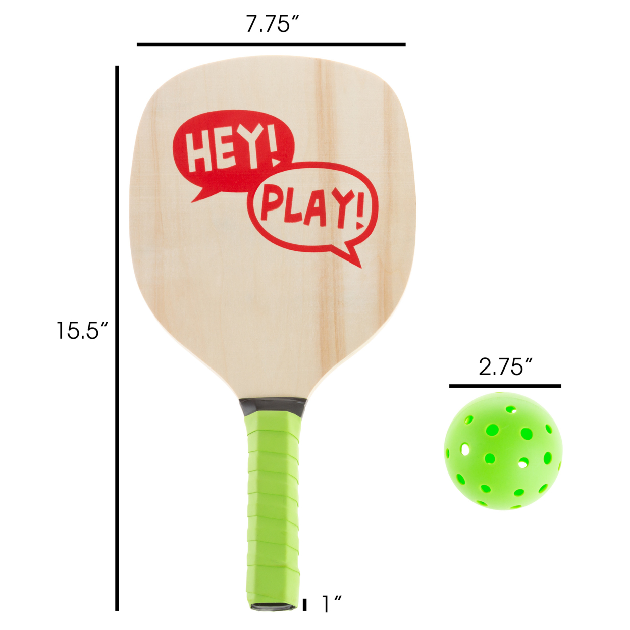 Paddle Ball Game Set Pair Of Lightweight Beginner Rackets, Ball And Carrying Bag