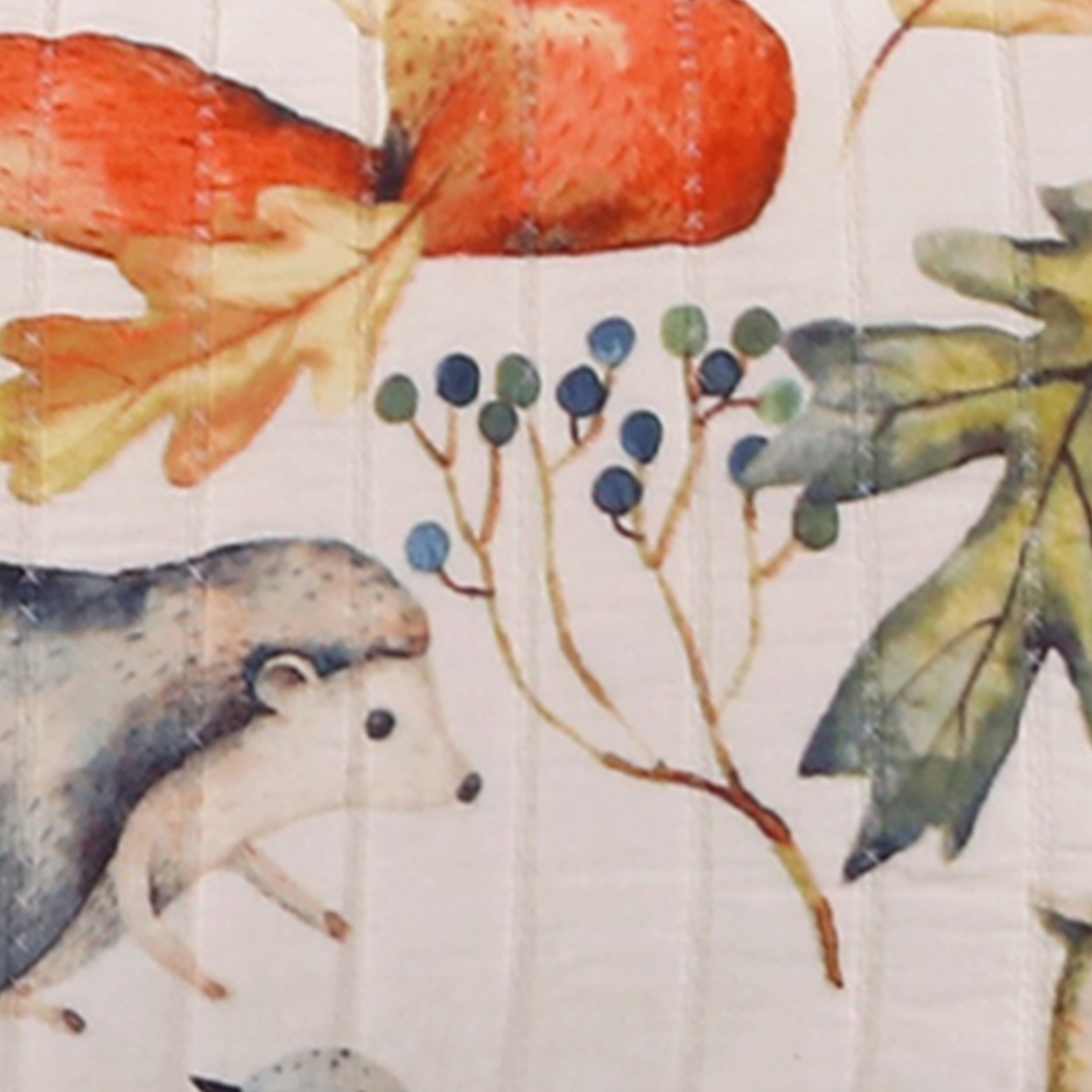 20 X 36 Polyester King Pillow Sham, Nature Inspired Print, Set Of 2, Multicolor- Saltoro Sherpi