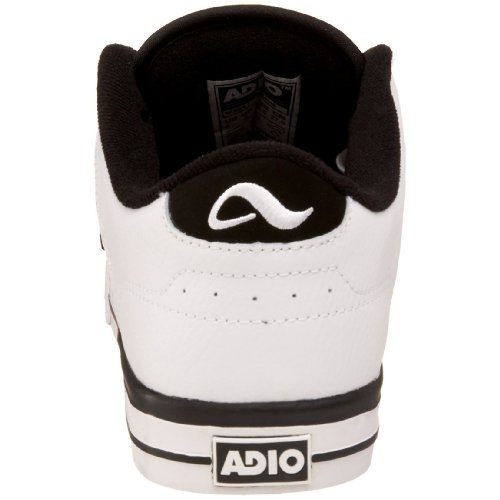 Adio Men's Crane Sneaker White/White/Black - F77510 WHITE/WHITE/BLACK - WHITE/WHITE/BLACK, 7