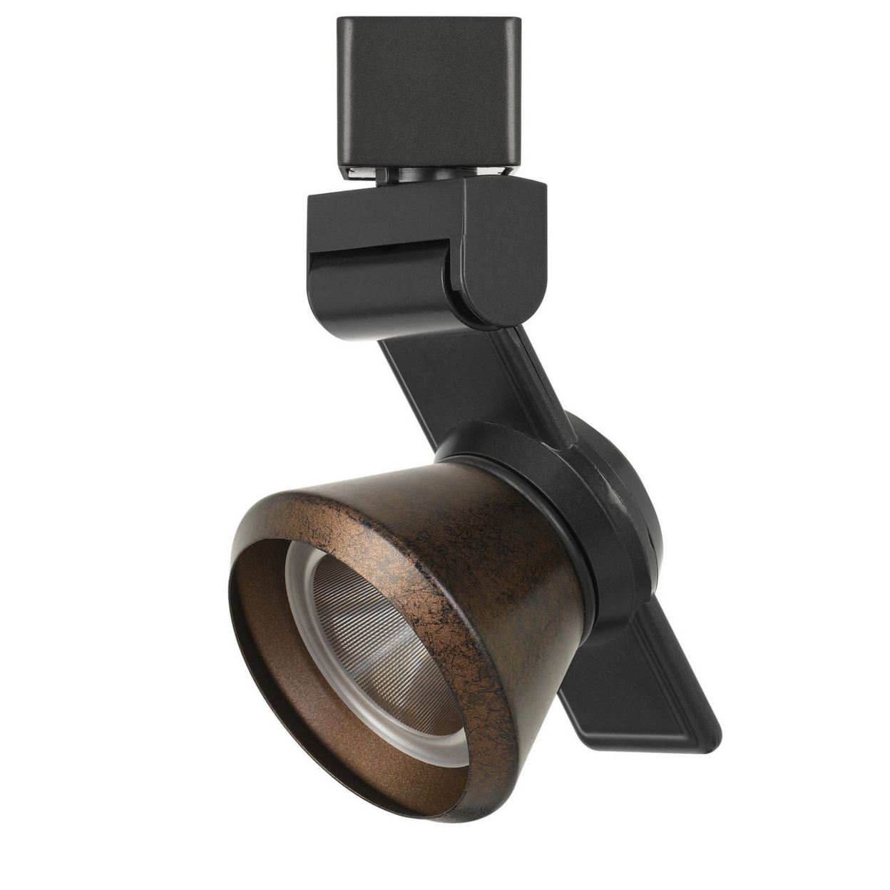 12W Integrated LED Metal Track Fixture With Bronze Cone Head