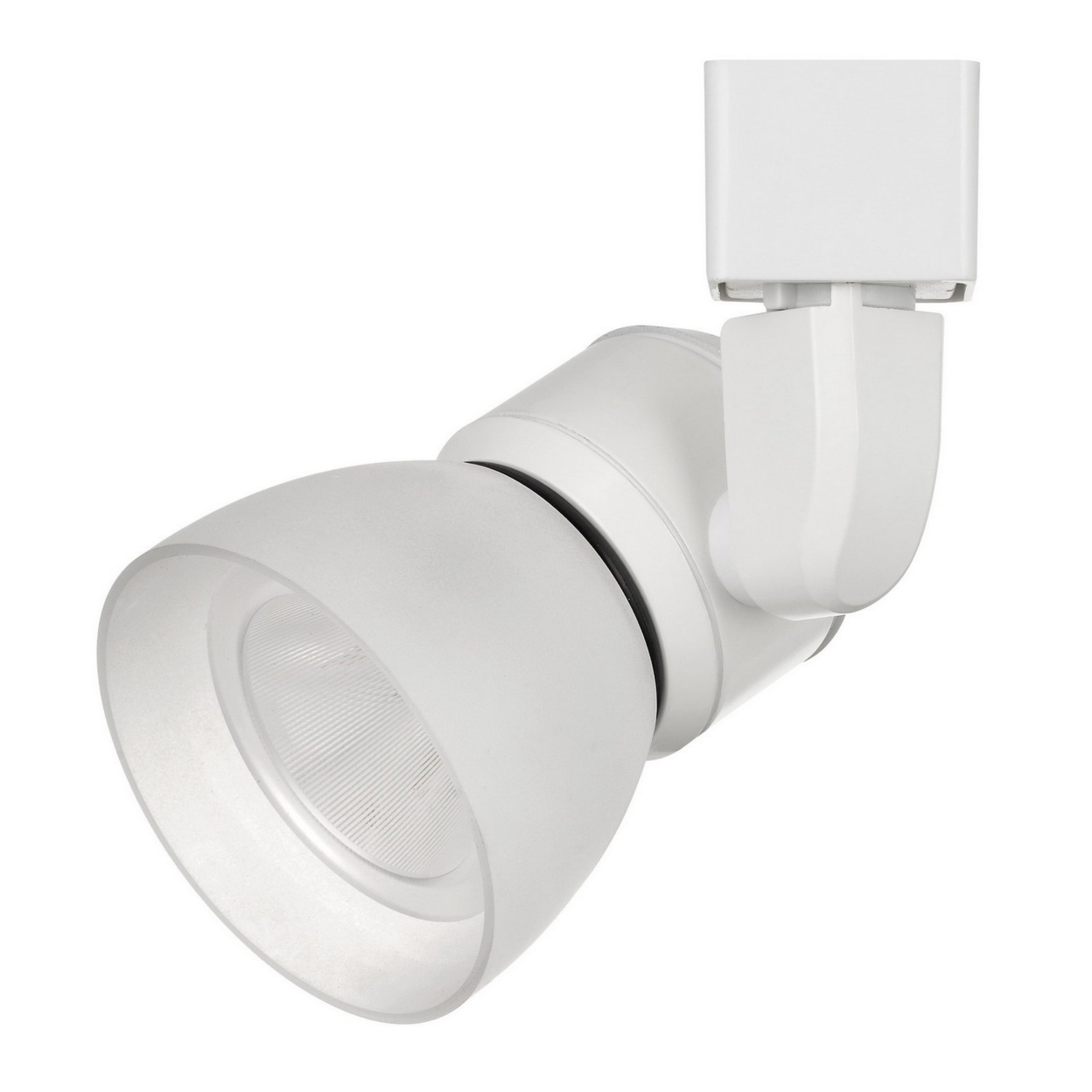 10W Integrated LED Track Fixture With Polycarbonate Head, White- Saltoro Sherpi