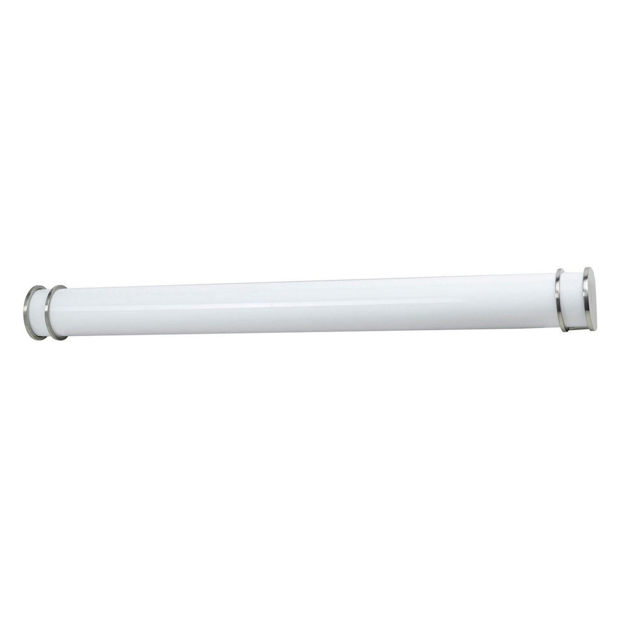 Pipe Design Metal Vanity Light With Hardwired Switch, Set Of 4, Large,White- Saltoro Sherpi