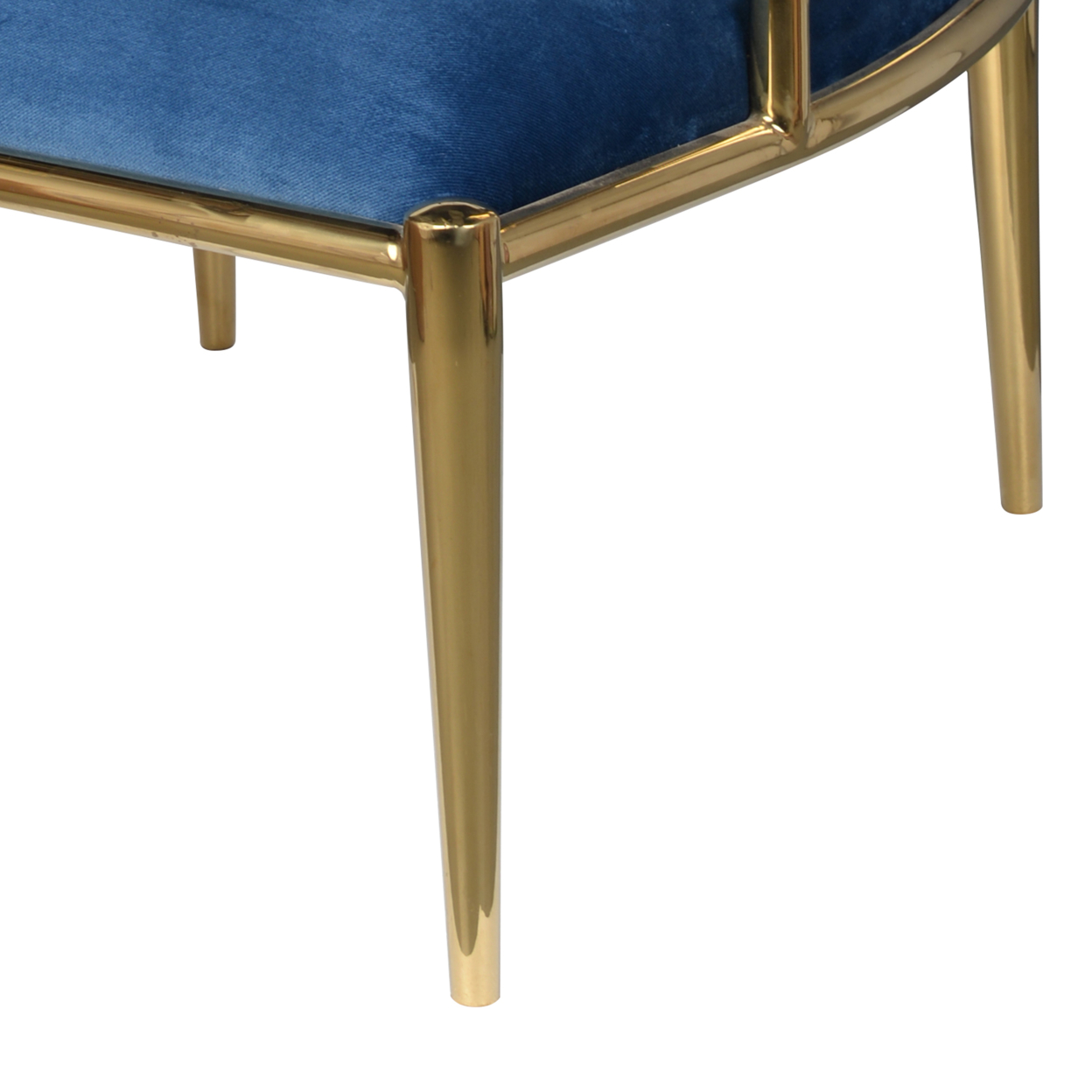 Sumptuously Opulent Stainless Steel Accent Chair- Saltoro Sherpi