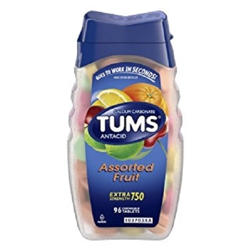 Tums Extra Strength Assorted Fruit Chewable Tablets