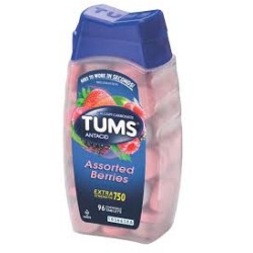 Tums Extra Strength Assorted Berries Chewable Tablets