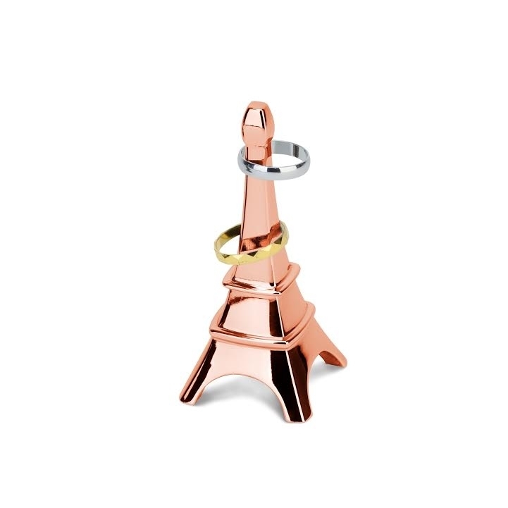 Ring Holder– Eiffel Tower Design –Meta L–Beautiful Copper-Plated Finish