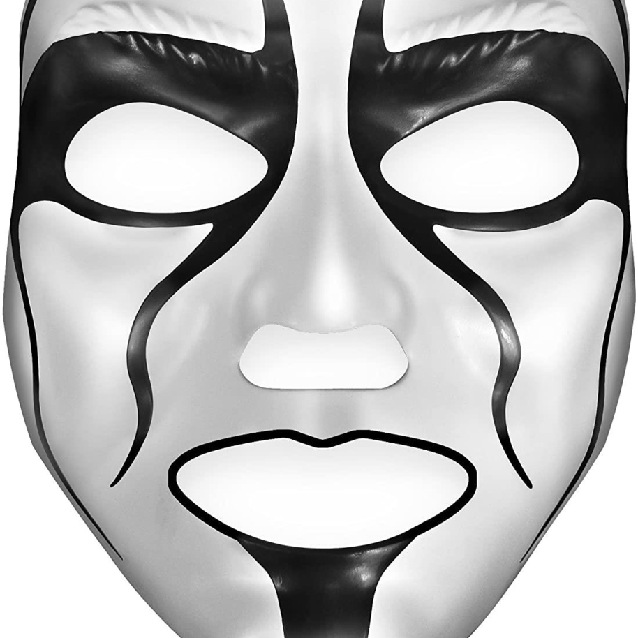 WWE Sting Mask Authentic Wrestling Iconic Superstar Costume Accessory Mattel