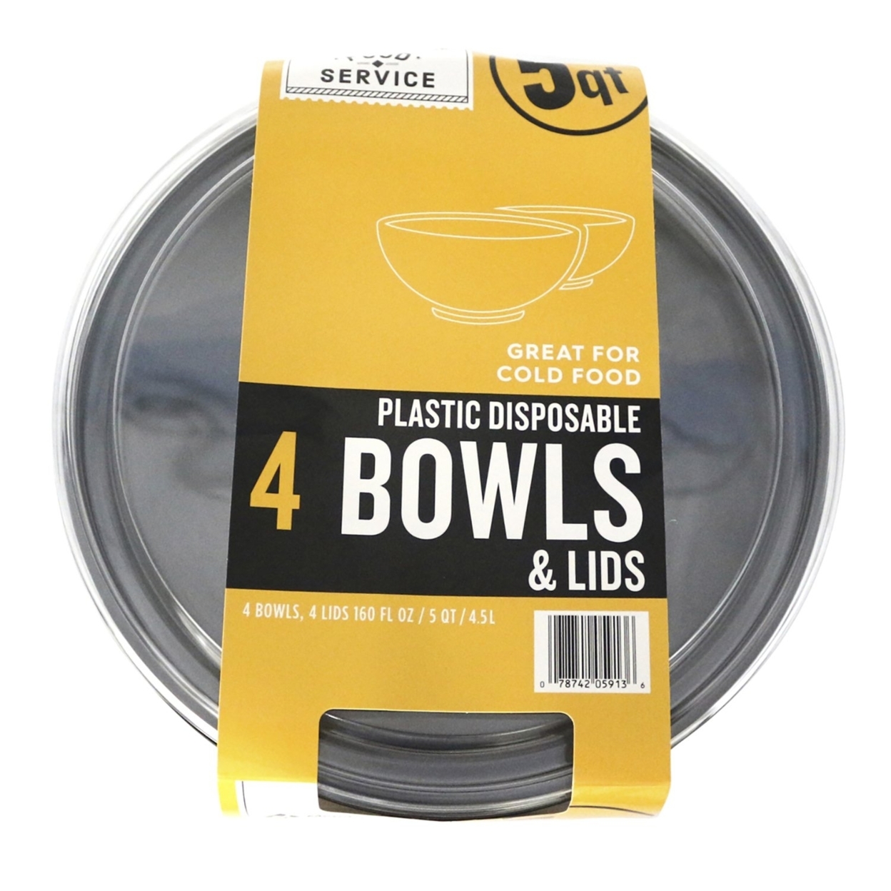 Member's Mark Plastic Bowls With Lids- 4 Pc.