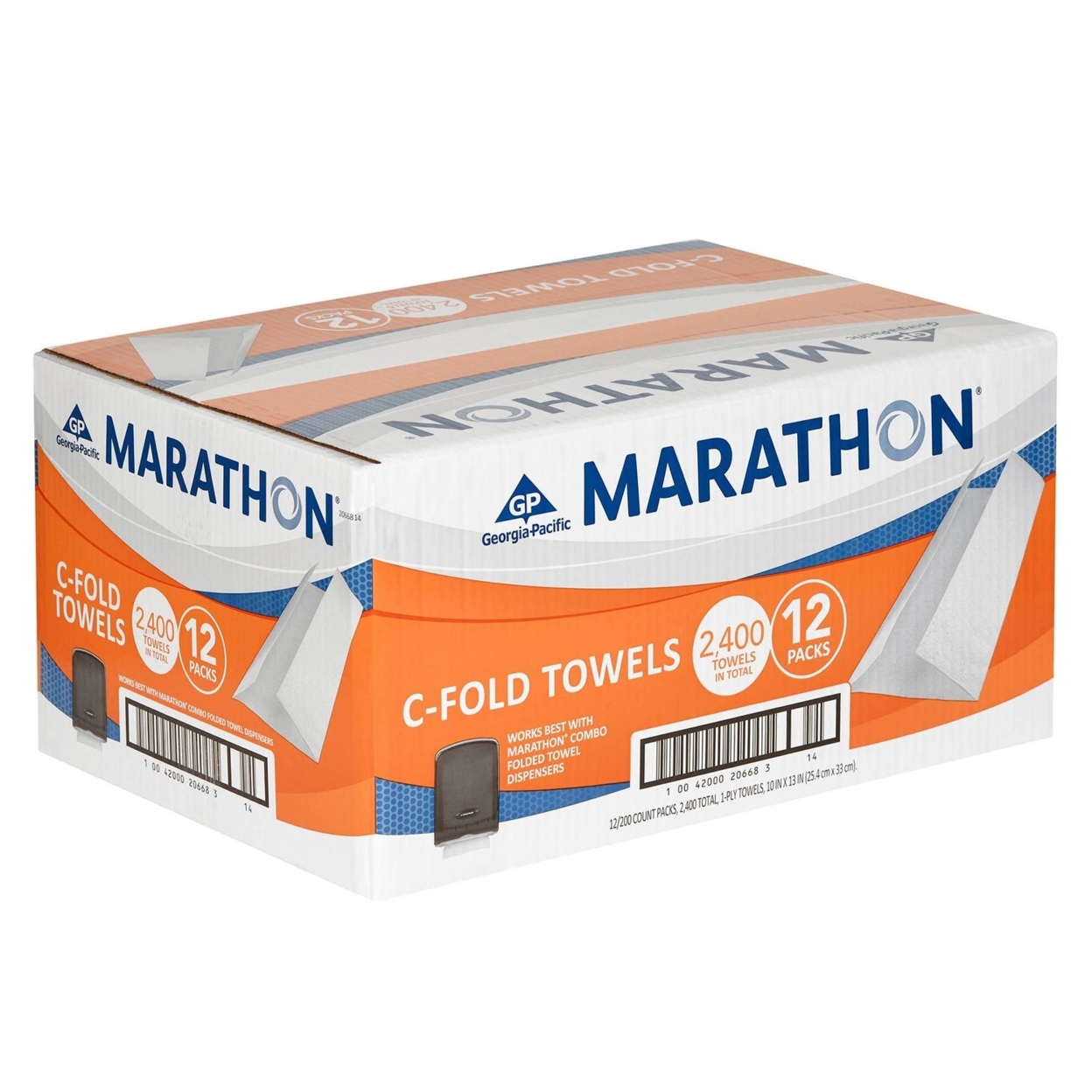 Marathon C-Fold Paper Towels - 2,400 Count