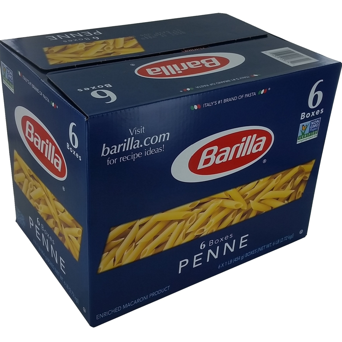 Barilla Pasta, Penne, 16 Ounce (Pack Of 6)