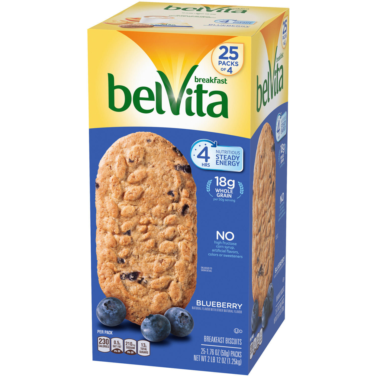 BelVita Blueberry Breakfast Biscuits (25 Pack)
