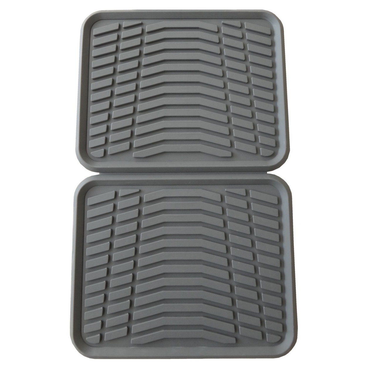 Member's Mark All-Weather Automotive Floor Mats (4 Pack, Gray)