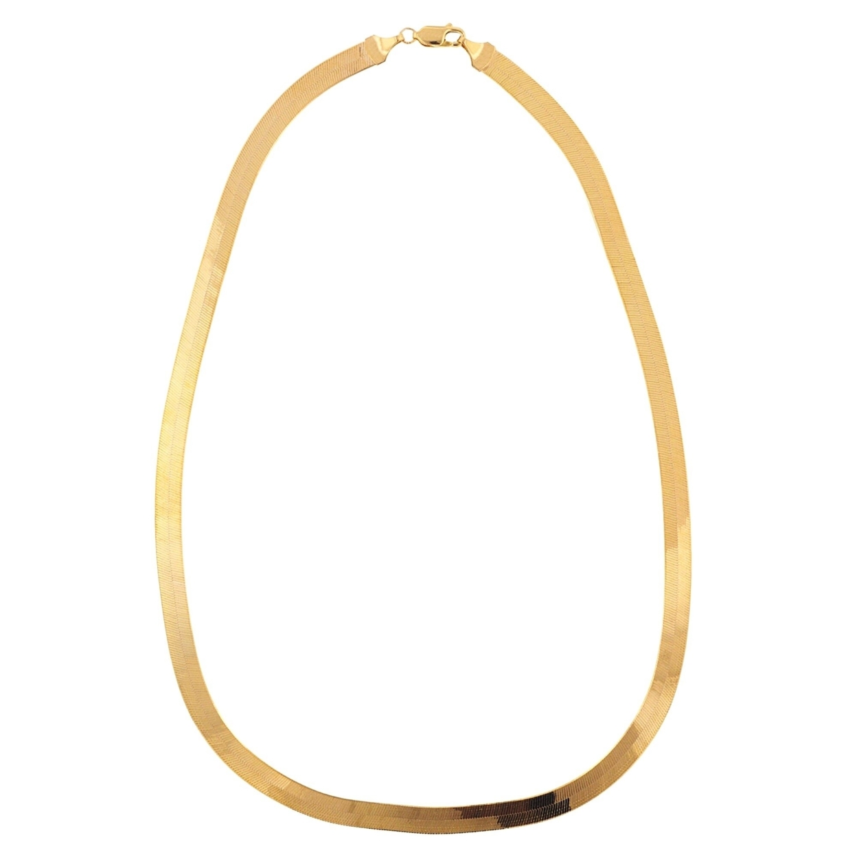 18k Yellow Gold Thin Herringbone Chain