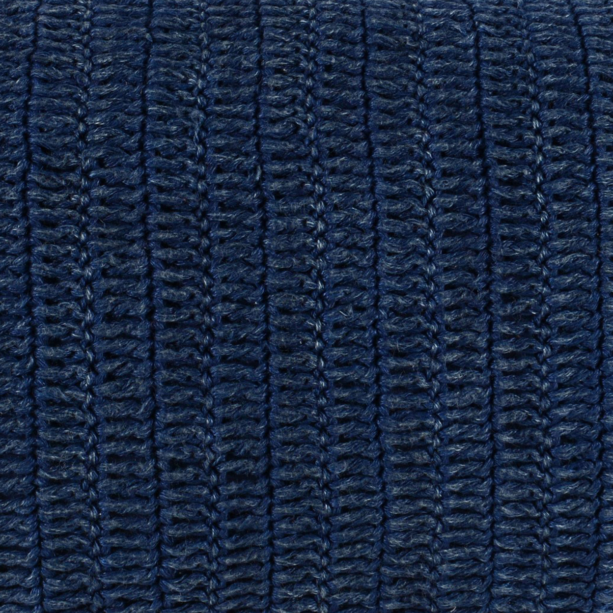 Rectangular Fabric Throw Pillow With Hand Knit Details And Knife Edges,Blue- Saltoro Sherpi