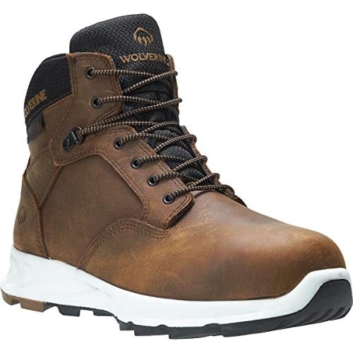 WOLVERINE Men's ShiftPlus Work LX 6 Alloy Toe Work Boot Brown - W201156 BROWN - BROWN, 8.5-M