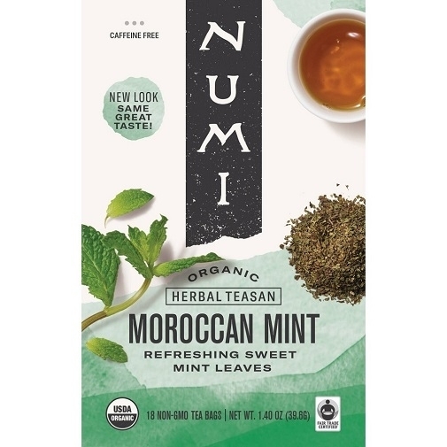 Numi Organic Tea Moroccan Mint Tea Bags