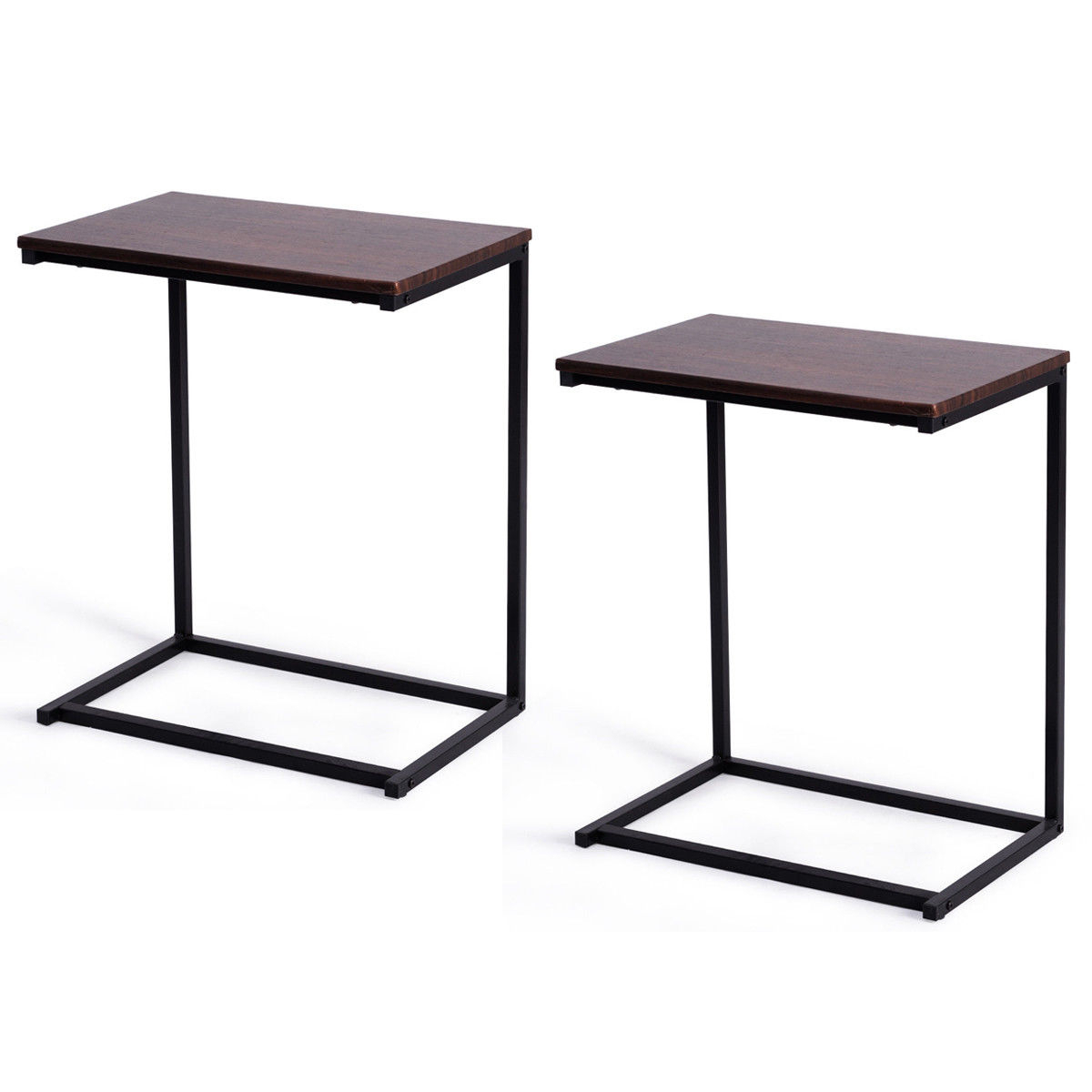 2PCS 26'' Laptop Holder Sofa Side End Table C Table Home Office Furniture
