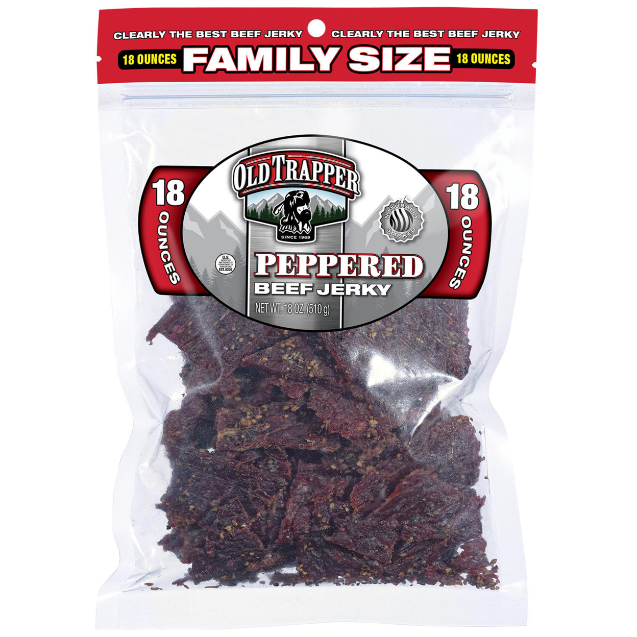 Old Trapper Peppered Beef Jerky (18 Ounce)