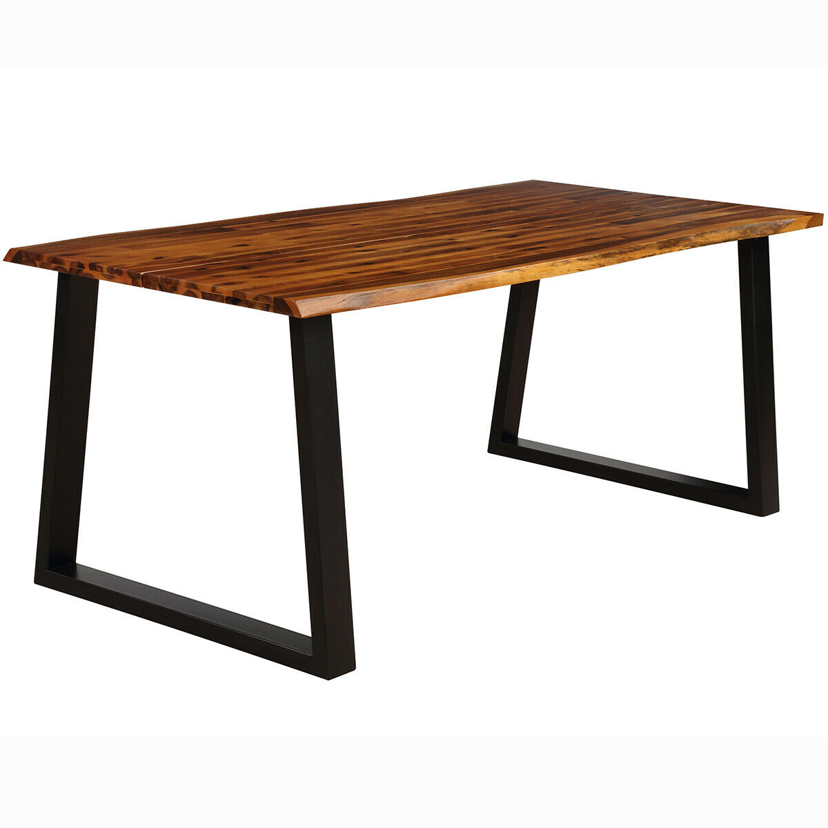 Rectangular Acacia Wood Dining Table Rustic Indoor &Outdoor Furniture