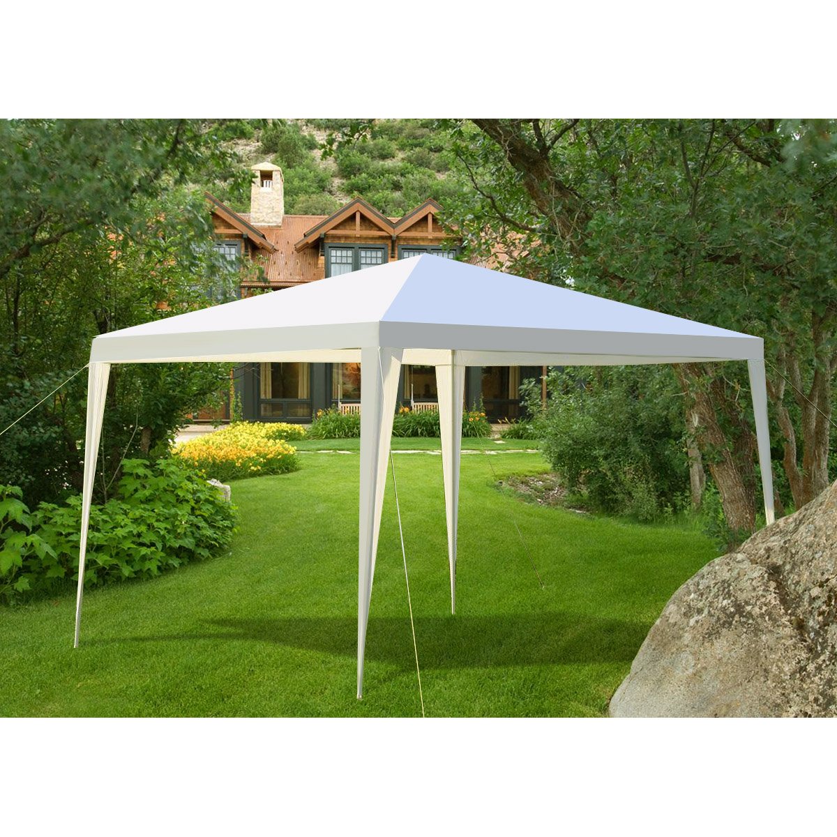 Outdoor Heavy Duty 10'x10' Canopy Party Wedding Tent Gazebo Pavilion Cater Event